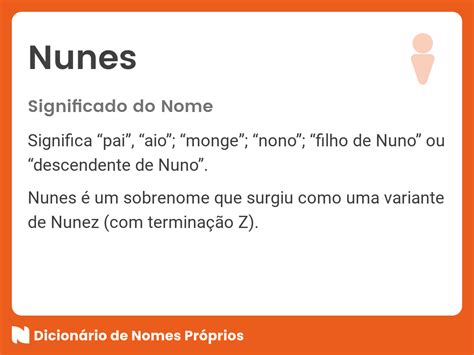 de onde vem o nome nunes