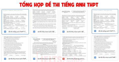 de thi thu tieng anh thpt 2022