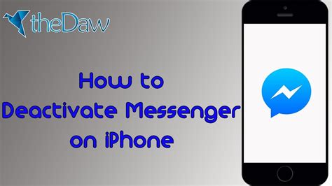Deactivate Facebook Messenger On Iphone