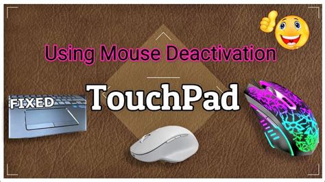Deactivate Touchpad When Mouse Is Plugged In