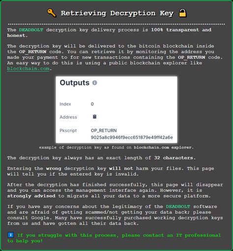 Deadbolt Decryption Key Qnap