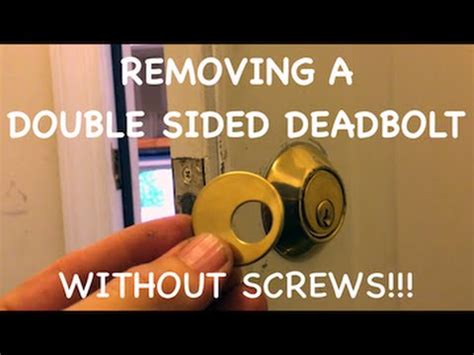 Deadbolt No Screws
