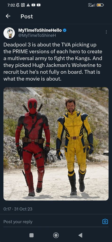 deadpool 3 plot leak reddit