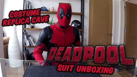 deadpool costume replica cave