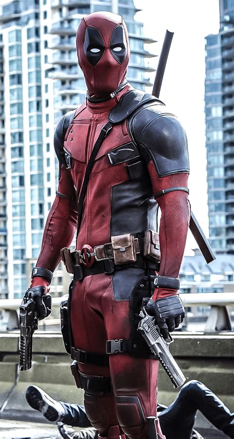 deadpool in a suit