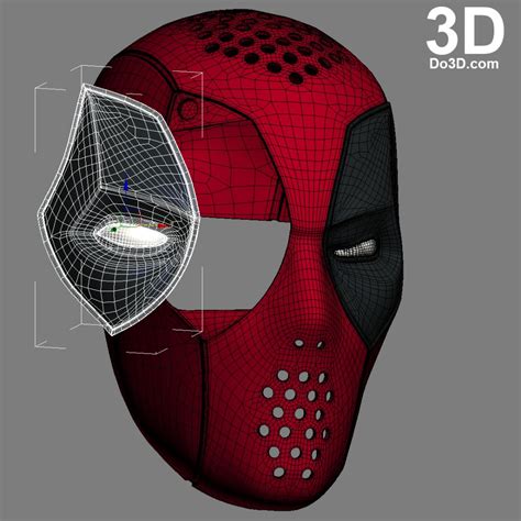 deadpool mask 3d print file free