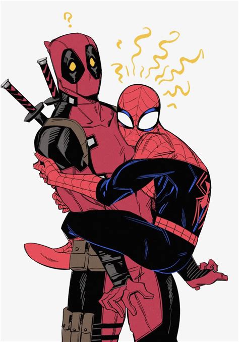 Deadpool X Spiderman Comic Icon