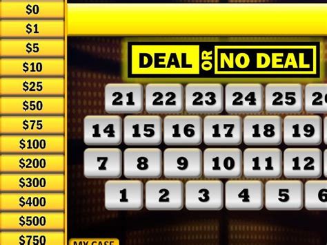 deal or no deal create your own game