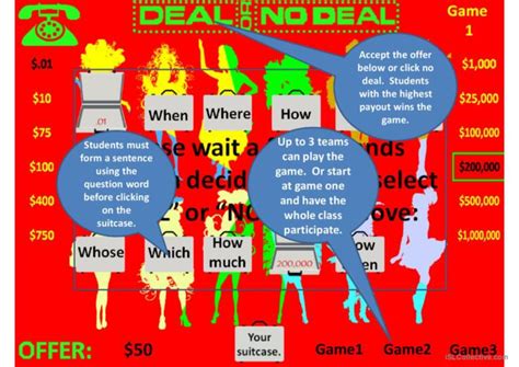 deal or no deal questions