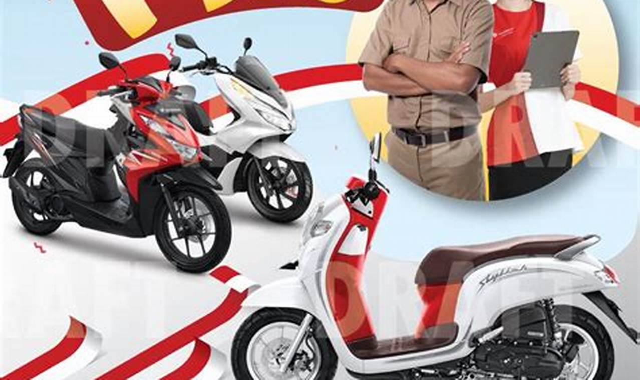 dealer motor honda yang bisa pakai kartu kredit