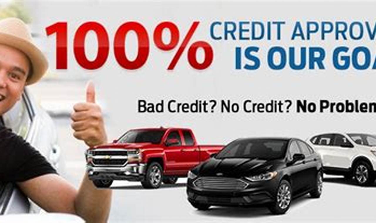 dealerships that work with bad credit