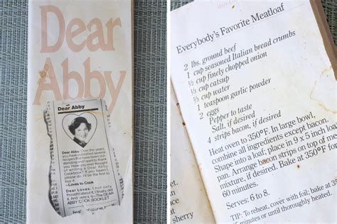 Dear Abby Cookbooklet Set