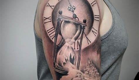 Broken hourglass tattoo | Hourglass tattoo, Time tattoos, Tattoos for guys
