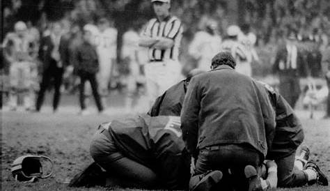 An eyewitness account of the only death to occur on an NFL gridiron