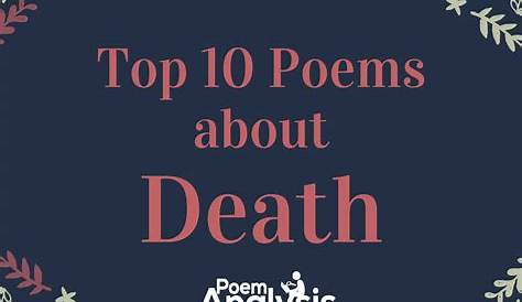 Death Poems Modern 10 Beautiful And HeartWarming About Poem Analysis