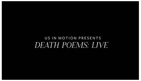 Death Poems Us In Motion Lyrics About 5 QuoteReel