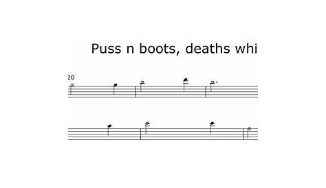 Death Whistle Puss In Boots Sheet Music