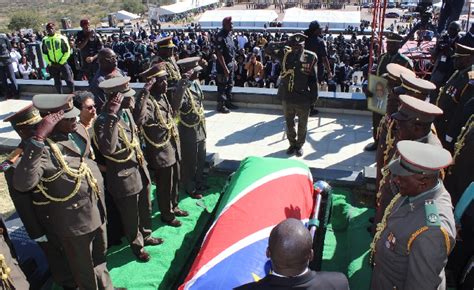 death of namibian president