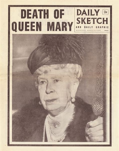 death of queen mary in 1953