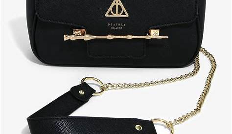 Loungefly Harry Potter Deathly Hallows Wand Crossbody Bag - BoxLunch