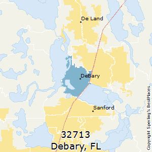 Debary Zip Code Map