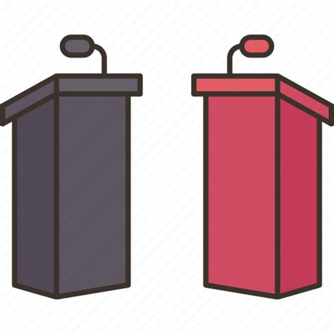 Debate Podium Icon