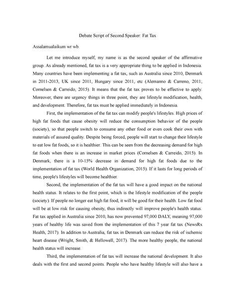 debate script example for second speaker