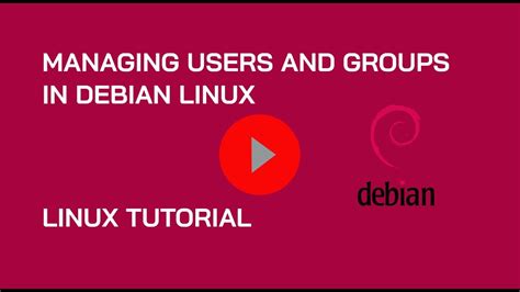 How to add user to sudo group in Debian YouTube