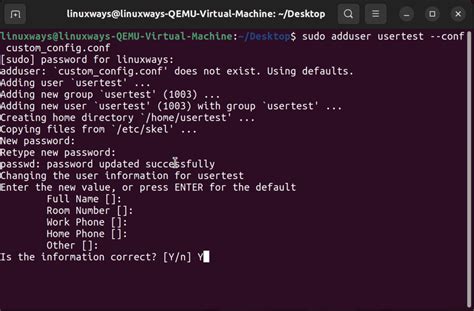 debian adduser example