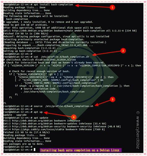 debian bash autocomplete not working