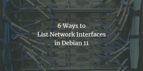 Debian List Network Interfaces