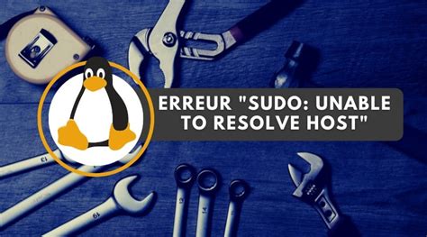 debian sudo unable to resolve host