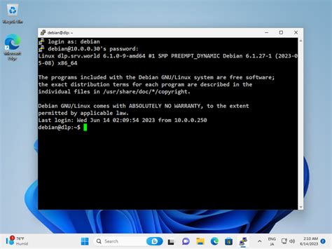 Debian 12 SSH Server Server World