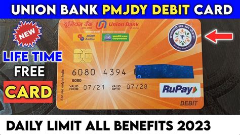 debit card of union bank of india