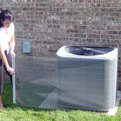 debris screen for window air conditioner