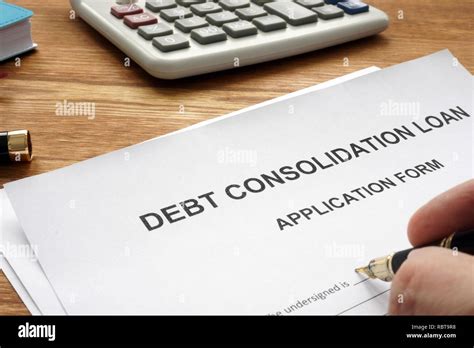 debt consolidation application