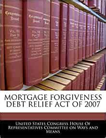 debt relief act of 2007 irs