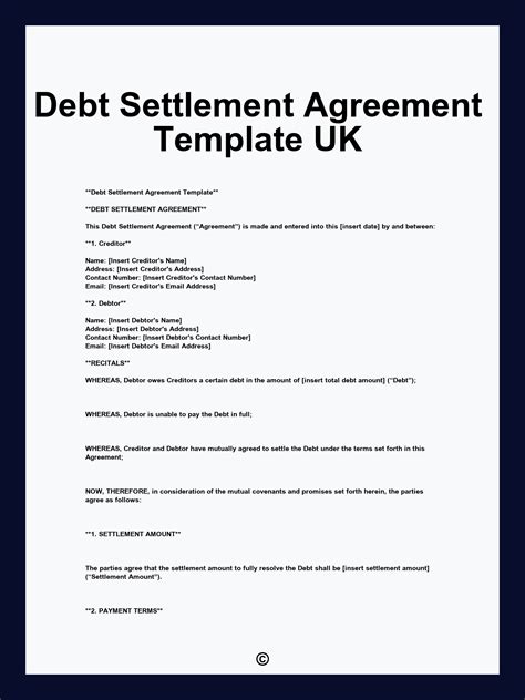 debt settlement uk