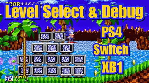 debug mode sonic 1 code