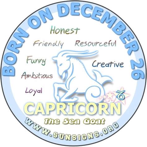 Dec 26th Horoscope