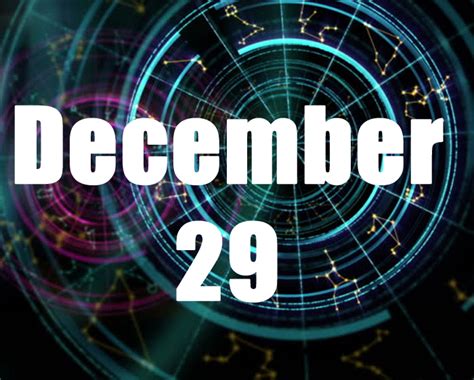 Dec 29th Horoscope