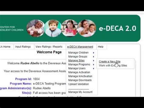 deca website home page