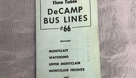 Decamp Bus Schedule 66 USA News Collections