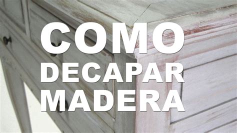 Decapar Madera Tallada