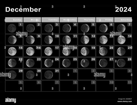 December 2024 Calendar With Moon Phases 2024: Your Ultimate Guide