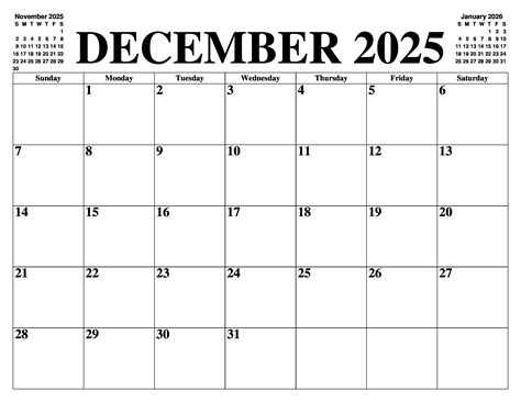 December Dates 2025