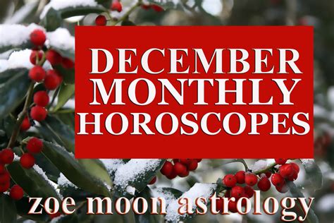 December Monthly Horoscopes