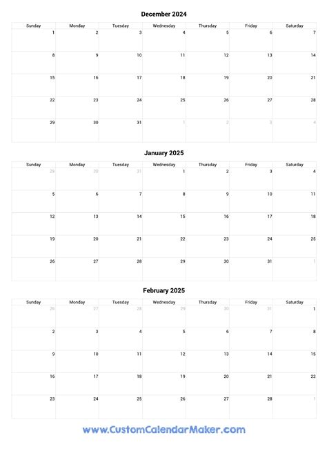 February 2025 Calendar With Holidays
