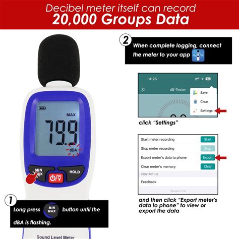 Decibel Meter With Data Logging