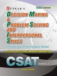 decision making & problem solving and interpersonal skills by farhan rahman pdf
